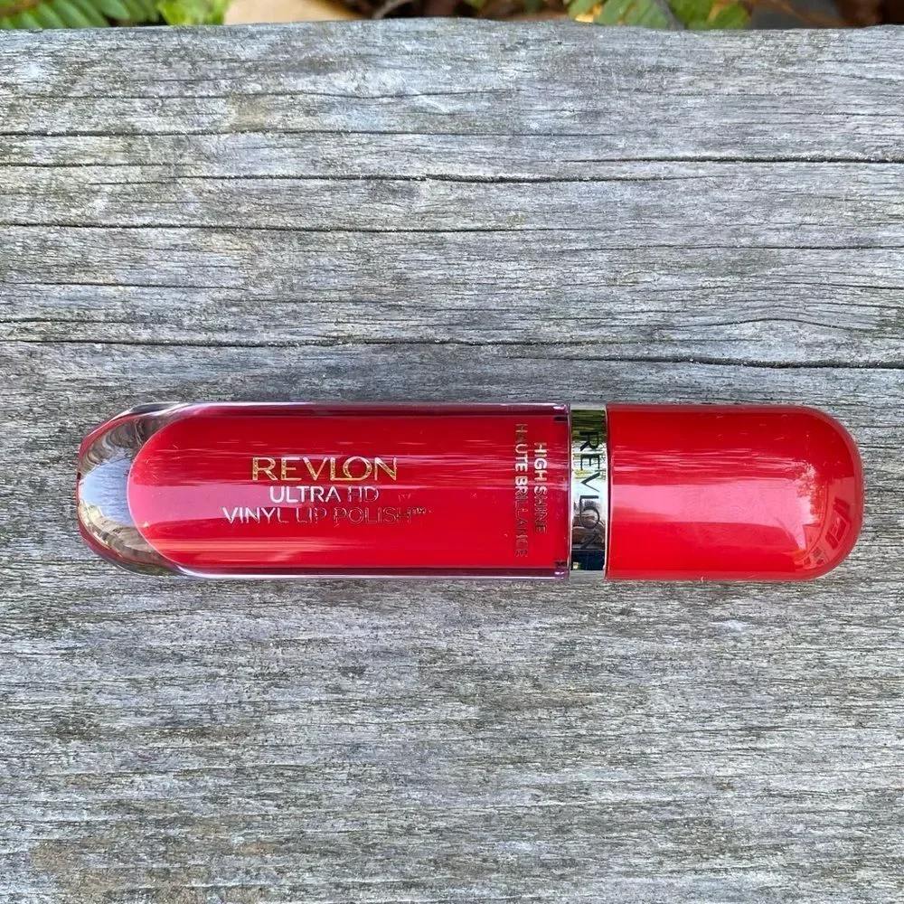 New Revlon Ultra HD Vinyl Lip Polish Liquid Lipstick Red 910 Cherry on Top